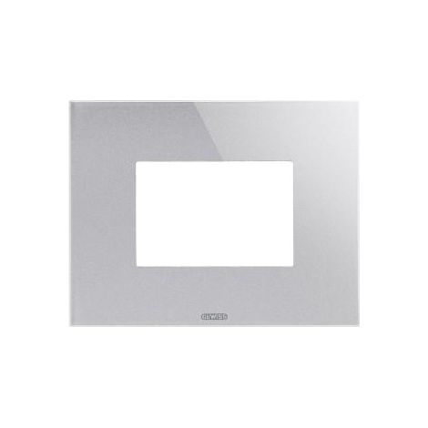 PLAQUE ICE 3P TITANE GEWISS GW16903CT