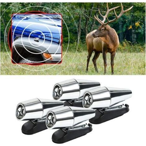 Set mit 4 Ultraschall-Hirschpfeifen, Warngerät zur Abwehr von Wildtieren, akustisches Warngerät zur Vermeidung von Zusammenstößen mit Hirschen, Schutz (1/5)