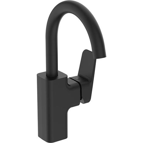 Ideal Standard Ceraplan High Spout Basin Mixer Tap - Silk Black (1/2)