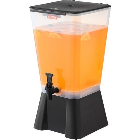 Getränkespender (19 L) für Partys, Saftspender aus Kunststoff mit tropfsicherem Zapfhahn Wasserspender für Restaurants Hotels Partys, Limonade Eistee selbstgemachte Getränke Spender (1/5)