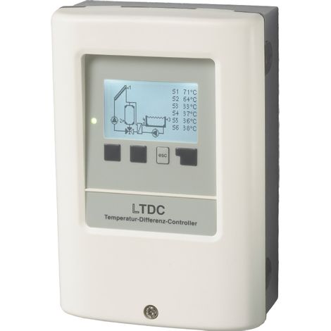Centralina elettronica per impianti solari Sorel LTDC completa di nr.3 sonde (1/3)