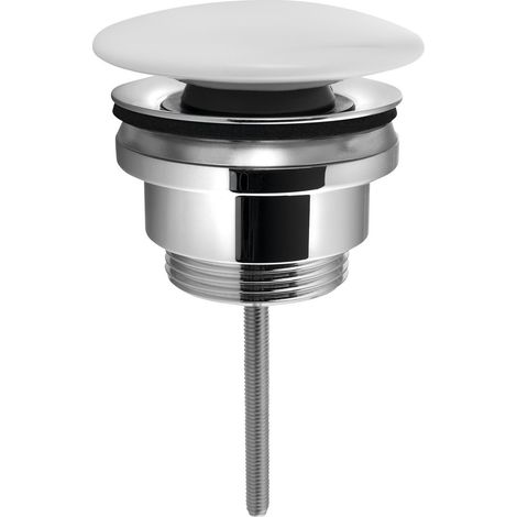 Sapho - Bonde d'évier, Click-Clack, blanc CV1110C (1/4)