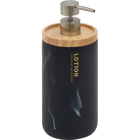 Distributore di sapone lea 840ml nero - 5five (1/2)