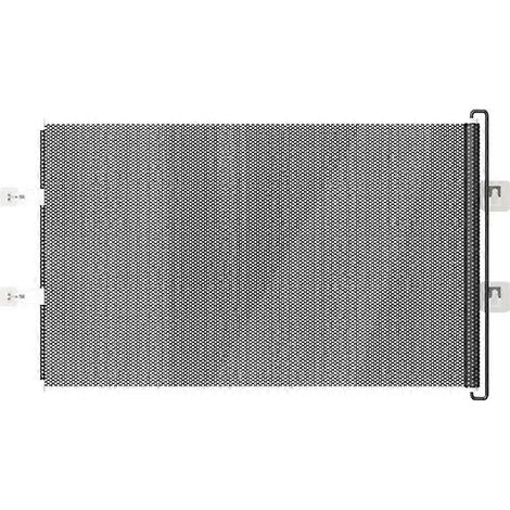 Barrière de sécurité rétractable pour animaux de compagnie, barrière pour bébé, clôture intérieure en filet, barrière d'escalier pour chiens et chatons avec bande de renfort pour prévenir (1/5)