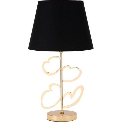Lampada da tavolo in metallo e tessuto Glam Harts (1/5)