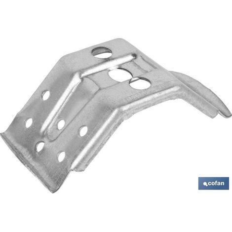 Équerre avec renfort Pour tables, chaises ou bancs Plusieurs dimensions (1/4)