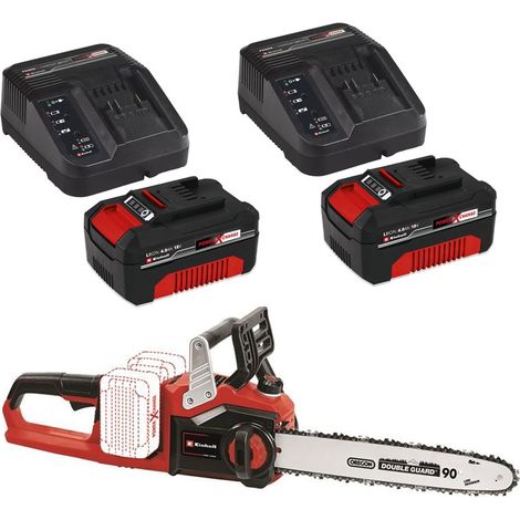 Einhell 4501780 GP-LC Li-Solo Power X-Change Chainsaw 36V 2 x 4.0AH Battery Pack (1/5)