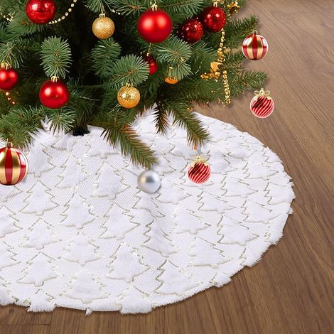 Kleine Weihnachtsbaumdecke für Weihnachtsdekorationen, Ø 60 cm (1/3)
