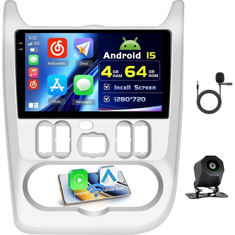 4+64G Car Radio for Logan 1 Sandero 2009-2015 Largus Duster (1/5)