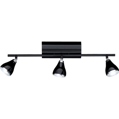 LED Decken Strahler Wohn Zimmer Beleuchtung Flur Lampe schwarz Spots verstellbar WOFI 7803.03.60.0000