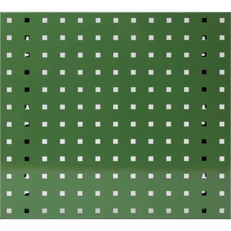 ADB Lochplatte, L493xB456mm, RAL 6011 Lochwand Werkstattwand Metall Werkzeugwand (1/5)