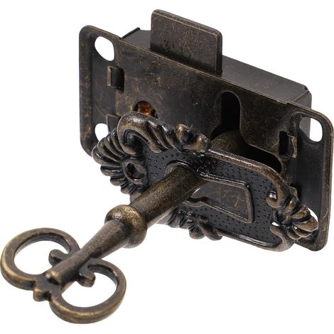 Ensemble de serrures meubles antiques OSALADI 53 x 26 mm en (1/5)