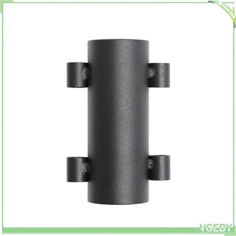 Support de tige d'auvent - FAFEICY - 100 mm - Métal durable - Pour poteaux ≤35 mm - 4 trous pour piquets (1/5)