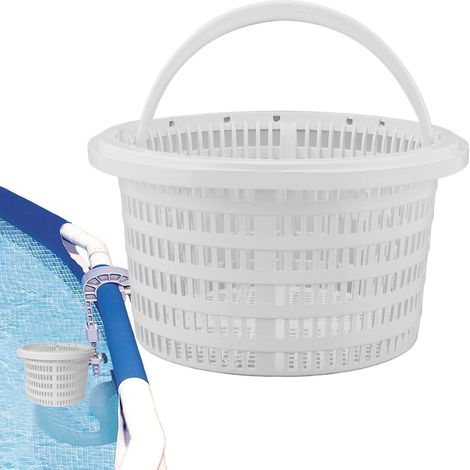 Pool-Skimmerkorb, 19 cm Pool-Skimmer-Filterkorb, Poolkorb, Teichkorb, Ersatz-Siebkorb – Kompakte Pool- und Spa-Ersatzteile für Skimmer (1/5)