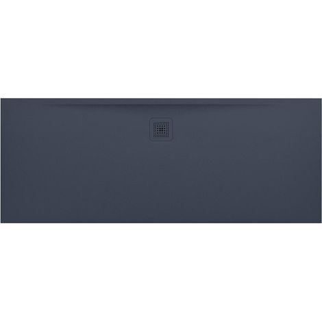 Receveur de douche LAUFEN PRO rectangulaire, bonde côté long 1800 x 700 x 33 mm anthracite LAUFEN