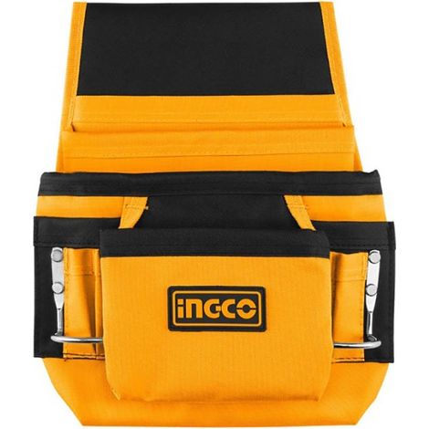 Fodero porta attrezzi 10 tasche 2 ganci borsa cintura - Ingco HTBP01011 (1/2)