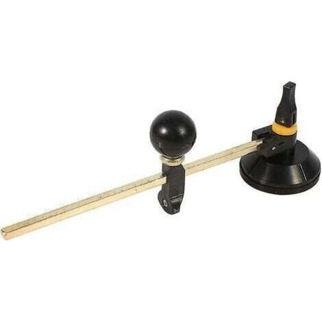 1 Piece Round Glass Cutter With Suction Cup Tool, Diamond Round Knife For Professional Hobbyist Glass Cutter - Diameter 300mm (1/4)
