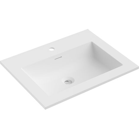Mexen Otis lavabo da incasso 61 x 46,5 cm, bianco opaco - 25186001 (1/3)
