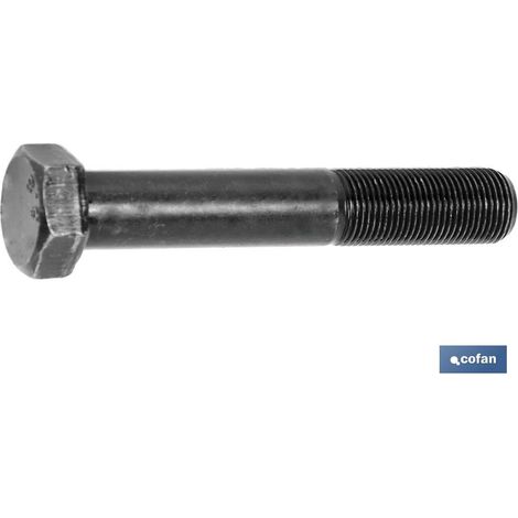Vis cofan din 931 c-8.8 unf 7/16x40mm tête hexagonale noire