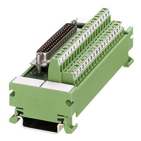 Module d'interface Sub-D 25 Contacts, Mâle, Montage sur Rail DIN ( Prix pour 1 )