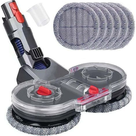Testa di mop elettrico per Dyson V11 V10 V15 V8 V7 aspirapolvere, testa di scopa con serbatoio e 6 panni lavabili (1/4)