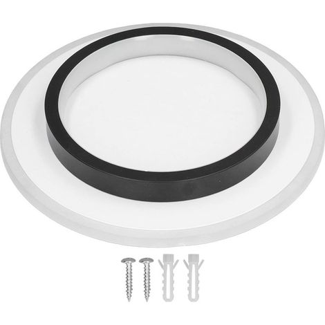 Plafonnier LED simple et élégant pour couloir, lampe de plafond intérieure innovante, noir, 85-265 V, lumière blanche (1/5)