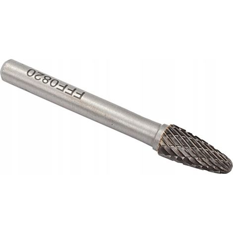 Raspa in tungsteno ovale lunga ¤10x20x60/6mm F