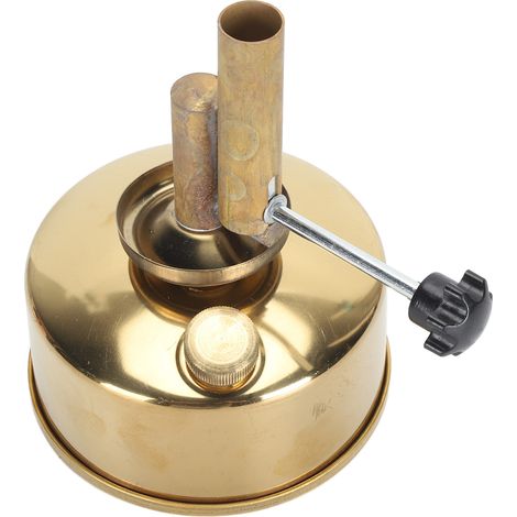 Lampe à alcool en cuivre à chauffage rapide jusqu'à 1000 °C, antidéflagrante, type siège, pour le soudage et le chauffage. (1/5)
