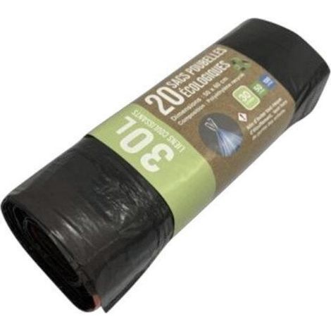 30L schwarze Müllsäcke Sans marque