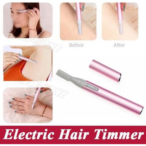 Trade Shop - Razor Comb Trimmer Forma De Cejas Quitar A Batería - (1/5)