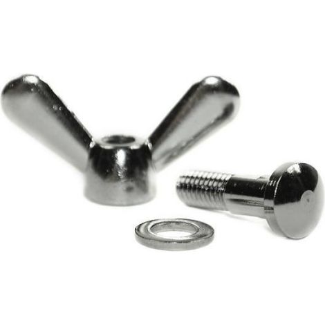 Vis À Ailettes - Pour Pied De Support - Écrou À Ailettes - Boulons Antenne - Lot De 10 (1/3)