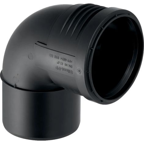 Geberit Silent-PP Bogen, DN 150, dø 160 mm, 390.724.14.1