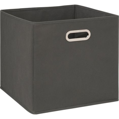 Boîte de rangement Gris anthracite 31 x 31 cm - Five
