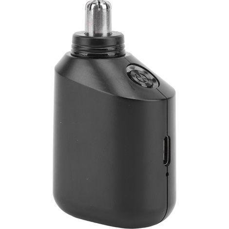 Tondeuse à poils de nez électrique rechargeable, résistante à l'eau et portable, pour une utilisation à domicile (noire). (1/5)