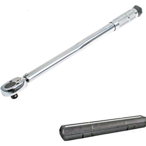 Trade Shop - Chiave Dinamometrica Cricchetto 1/2'' 40-210 Nm Serraggio Reversibile 360mm - (1/3)