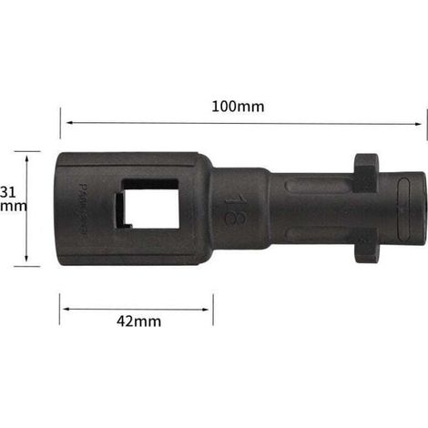 Bayonet Fitting Converter Adapter for Lavor to Karcher K Series Pressure Washer (1/4)