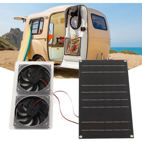Les accessoires pour camping-cars comprennent un panneau solaire monocristallin en silicium de 100 W, un ventilateur d'extraction double étanche de 12 V, et bien plus encore. (1/5)