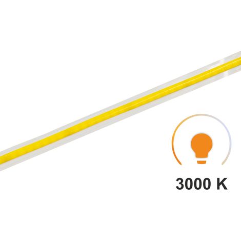Striscia LED COB da 1 m, 220 V, 3000 K, 288 LED/m, 9 W/m, 8 mm (1/5)