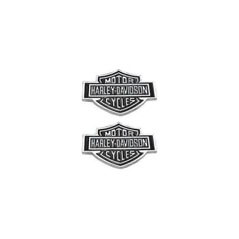Set mit 2 Harley-Davidson 3D-Emblemen für Motorradtank, Heckfender, Auto-Seitenkofferraum, Metallplaketten - Crezuo