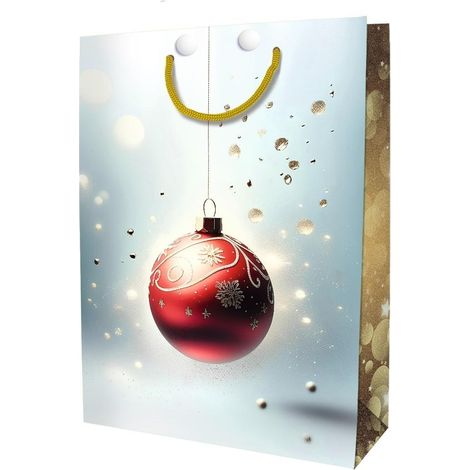 Bola de Navidad mediana con bolsa decorativa BN