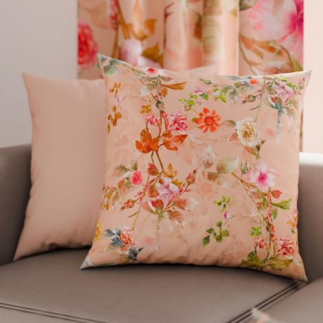 Lot de 2 Taies d'Oreillers 60x60 cm 100% Microfibre Hypoallergénique, Housse Oreiller Rectangulaire Printemps Rose, Paquet de 2 (1/3)
