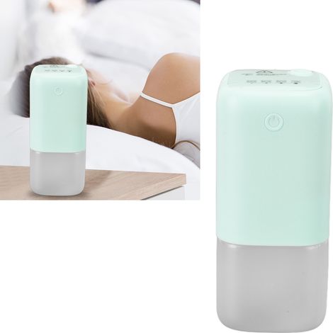 Diffuseur de parfum automatique 150 ml, diffuseur d'huiles essentielles, vaporisateur de parfum à 4 vitesses, rechargeable par USB, vert (1/5)