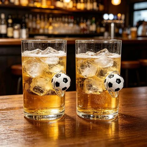 (550 ml - 2 bouteilles) Verres à boire, adaptés pour contenir de l'eau, du jus, de la bière, des boissons et des cocktails. (1/5)