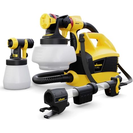 Pistola a vernice a bassa pressione universale WAGNER - Sprayer W690 - con prolunga per soffitti
