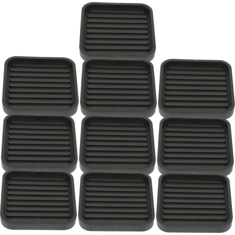 antid rapants pour pieds de meubles carr s en silicone (1/5)