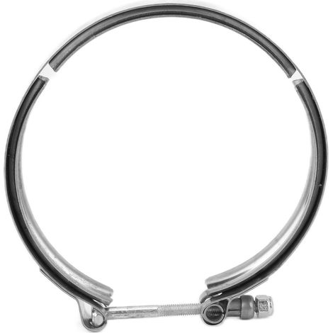 5-Zoll-V-förmige Auspuffschelle, korrosionsbeständiger Edelstahl, Ersatz für Cummins-Turbolader (1/5)