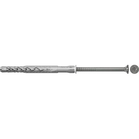 Fischer Tasselli Prolungati SXRL 10x100 Tcon Vite T.S.P. Acciaio Inossidabile A4, Torx, per Installazioni Passanti su Calcestruzzo, Mattone Pieno e Forato, 522710 (1/5)