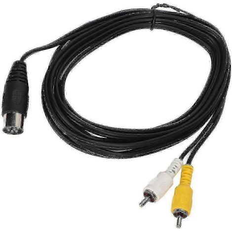 Câble convertisseur DIN 8 broches mâle vers 2 RCA mâle professionnel pour anciens équipements audio, 3 m (9,8 pi) (1/5)
