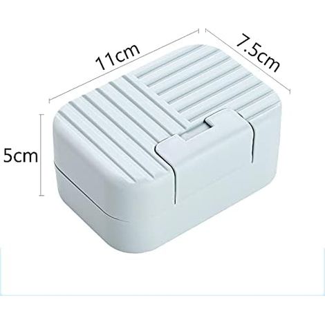 Porte-savon de voyage étanche - porte-savon solide, idéal pour la maison, la salle de bain et la randonnée. (1/4)