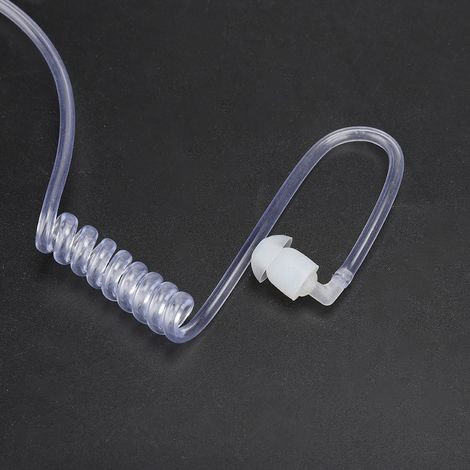 Écouteur à tube acoustique 2,5 mm pour talkie-walkie, oreillette discrète radio (1/5)